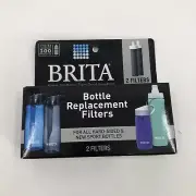 Brita Bottle Replacement 2 Filters 1 pack BB06 Hard-Sided & Sport Bottles HG51