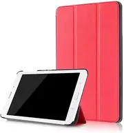 Case for Samsung Galaxy Tab A 8.0 2017 SM-T380/T385 Lightweight Smart Trifold Stand Case for Galaxy Tab A 8.0 Inch 2017 T380 (Color : Red)