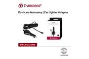 TRANSCEND TS-DPL2 Car Lighter Adapter for DrivePro, Micro-B (For DP230 / DP130 / DP110)