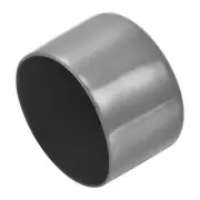 2pcs Rubber End Caps 65mm ID Screw Thread Protectors Dark Grey