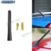 Mini Universal Car Vehicle Truck 4" Black Short Radio Mast AM FM Antenna Aerial