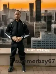 1/6 Very Cool Slavic Warrior Action Figure FULL FIGURE COMPLETE WITH TRACK SUIT