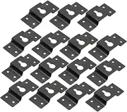 SWOOMEY 15PCS Surround Sound Speaker Hanger Bracket Shaped Audio Speaker Hook Lightweight and Easy to Install Wall Mount Connector for Home Theatre