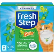 Advanced Clumping Litter with Febreze Freshness with Gain Scent, Fights Odor ...