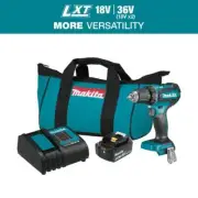 Makita Driver-Drill Kit 1/2"18V LXT Lithium-Ion Brushless Cordless 3.0Ah Keyless