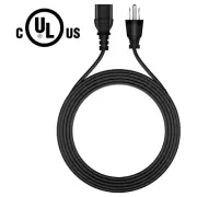 5ft UL AC Power Cord Cable For Vizio Plasma LCD LED TV Monitor Computer Printer