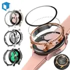 For Samsung Galaxy Watch 6 5 4 40/44mm Case Cover Screen Protector Diamond Women