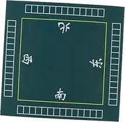 HANABASS 1Pc Mahjong Table Cover Thickened Silent Game Mat Non Slip Board Game Cushion for Mahjong Paigow Tabletop Games Green