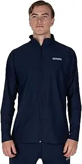 [Divina] Zip Jacket Ultra Men's Training Jacket for All Types of Training and Everyday Use Blue XL