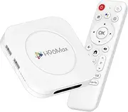 Android 14.0 TV Box 2025, LEFFOT M1 Plus 8K UHD Streaming Device for TV, 4GB RAM + 128GB ROM, Smart TV Box with HDR10, 2.4G & 5.8G Dual-Band WiFi 6, BT 5.0, Voice Control, RK3528 Quad Core A53