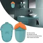 Corn Toothbrush Holder of Punch Wall Mounted Bathroom Storage Organizer