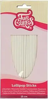 FunCakes Lollipop Sticks: Create Your Own Treats, Cake Pops, Candy Lollipops, 15 cm pk/51