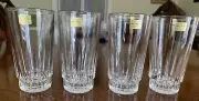 Vintage Arcoroc France Lancer 11.5 oz Highball Tumbler Set Of 4 Glassware NWT