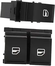 ETOOW 1K3959857A 1F0959855 Window Switch Control Button Fit for VW Caddy 2K Jetta EOS Golf MK5 Passat B6 Polo 6R Touran SEAT