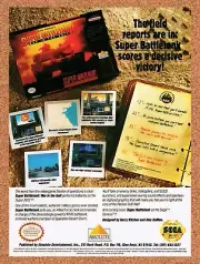 1991 Super Battletank War In The Gulf SNES Original Ad / Retro Wall Art v1