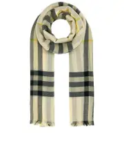 Burberry Giant Check Wool Scarf