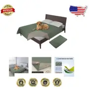 100% Waterproof Greyish Green Dog Bed Cover for Ultimate Furniture Protection