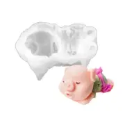 Pig Shaped Silicone Mold for DIY Cake and Chocolate Making
