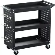 Giantz 3-Tier Large Tool Chest Trolley, Durable Toolbox Tools Storage Box Cab...