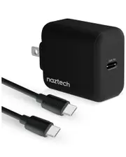 Naztech 20W USB-C PD Wall Charger & USB-C to USB-C