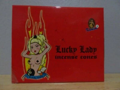 Lucky Lady Incense Cones ~ 1 Box of 10 ~ Kamini ~ Free Post AU