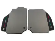 Gray Floor Mats For Ferrari 488 Pista Spider Tailored Carpets Alcantara Leather (for: Ferrari)
