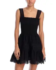 Waimari Leah Smocked Mini Dress