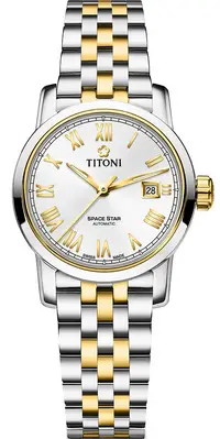 在飛比找樂天市場購物網優惠-TITONI 梅花錶 天星系列 摩登經典女腕錶(23538S