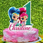 Shimmer and Shine Cake Topper