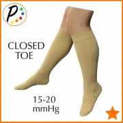 Presadee Traditional Closed Toe 15-20 mmHg Moderate Compression Calf Socks