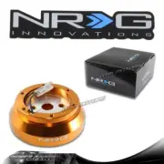 GOLD NRG STEERING WHEEL SHORT HUB ADAPTER FIT NISSAN MAXIMA/SENTRA/ALTIMA/TITAN (for: Nissan)