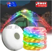 Outdoor Waterproof Portable Stowable String Light, Camping String Lights