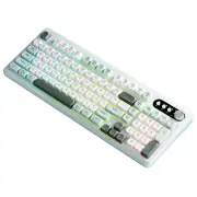 EWEADN V101 98 Keys Tri-mode Wireless Keyboard with Knob RGB Light Mute Button 4000mAh Rechargeable 2.4G/bluetooth/Type-