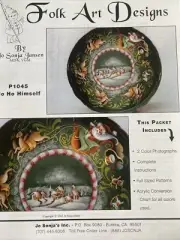Vintage Tole Painting Pattern Packet: Ho Ho Himself by Jo Sonja Jansen