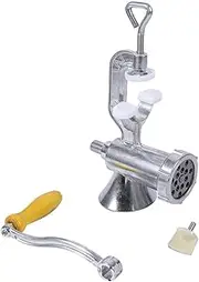 Meat Grinder, Aluminium Alloy Hand Operate Manual Meat Grinder Sausage Beef Mincer Table Kitchen Home Tool for All Meats,Fats,Nuts,Cookies,Cooked Food,perfect for making burgers and Sausage