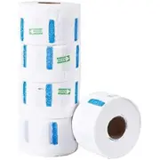 5 Rollos De Tiras De Papel De Barbero Desechables Para El Cuello Envoltura