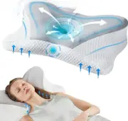 Cervical Pillow For Neck & Shoulder Ergonomic Contour Memory Foam Pillow NEW