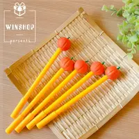 在飛比找樂天市場購物網優惠-南瓜筆 可愛創意造型筆 矽膠筆 水果蔬果造型原子筆 創意文具