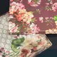 [二手] GUCCI 古馳 字紋花卉圖 90X90公分披巾/方巾/絲巾