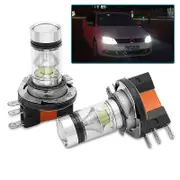 2x H15 Led Headlight Bulbs 8000k 20smd High Beam Drl Bulbs Kit For Car Down Light H1 H3 H4 H6 H8 H9 H11 H16 Aotu Lights Lamps 1600Lm