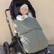 Linen Pram Cosy - Sage by Muse Edition | the memo