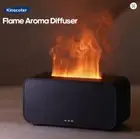 Flame Effect Aroma Diffuser – Mini Air Humidifier with LED Lights & Timer – Home