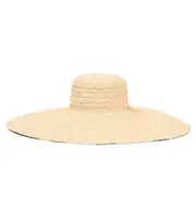 [Bonpoint] Bonpoint Caiba raffia sun hat IV beige