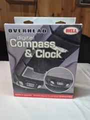 Bell Overhead Console Compass/Clock Headliner Auto Automotive Car Vehicle