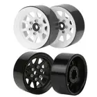 2pcs Alloy Beadlock Wheel Rims Accessory Fit For -4 1/10 RC Crawl ANA