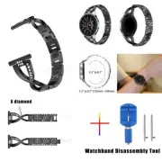 Handsome 46mm X diamond watchband&Disassembly Tool f Samsung Galaxy Watch 3 45mm
