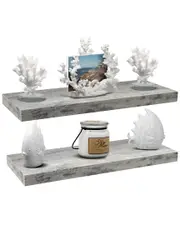Sorbus Wood Floating Wall Shelf