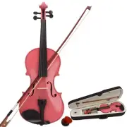 Acoustic Violin Case with Bow and Rosin for 1/2 Size Color