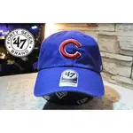 47 FORTY SEVEN BRAND CHI CUBS ROYAL BLUE 肆拾柒芝加哥小熊寶藍色可調式老帽47'