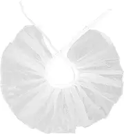 [WATIIFUFU] Mesh Fake Collar Clown Costumes Costume Halloween Loonette The Clown Costume Halloween Decoration Clown Ruffle Vintage Renaissance Tulle Ruffled Collar Ruffle Choker White